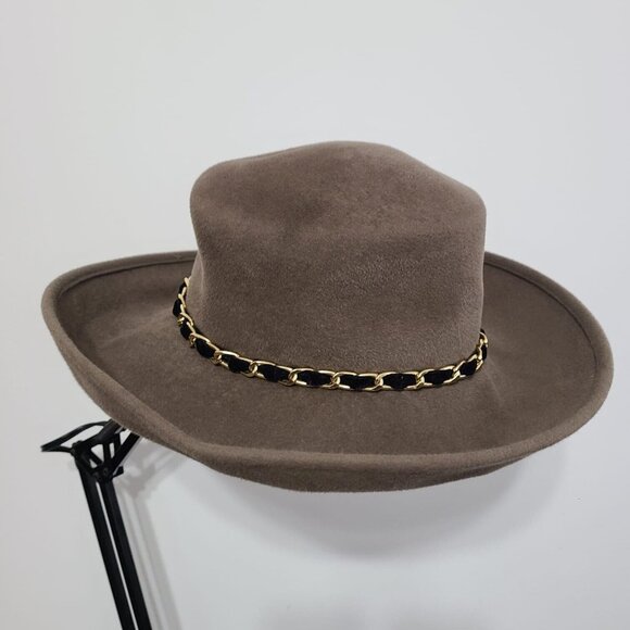 Eric Javits Women\'s Wide Brim Fedora Hat Gray One Size main image 7
